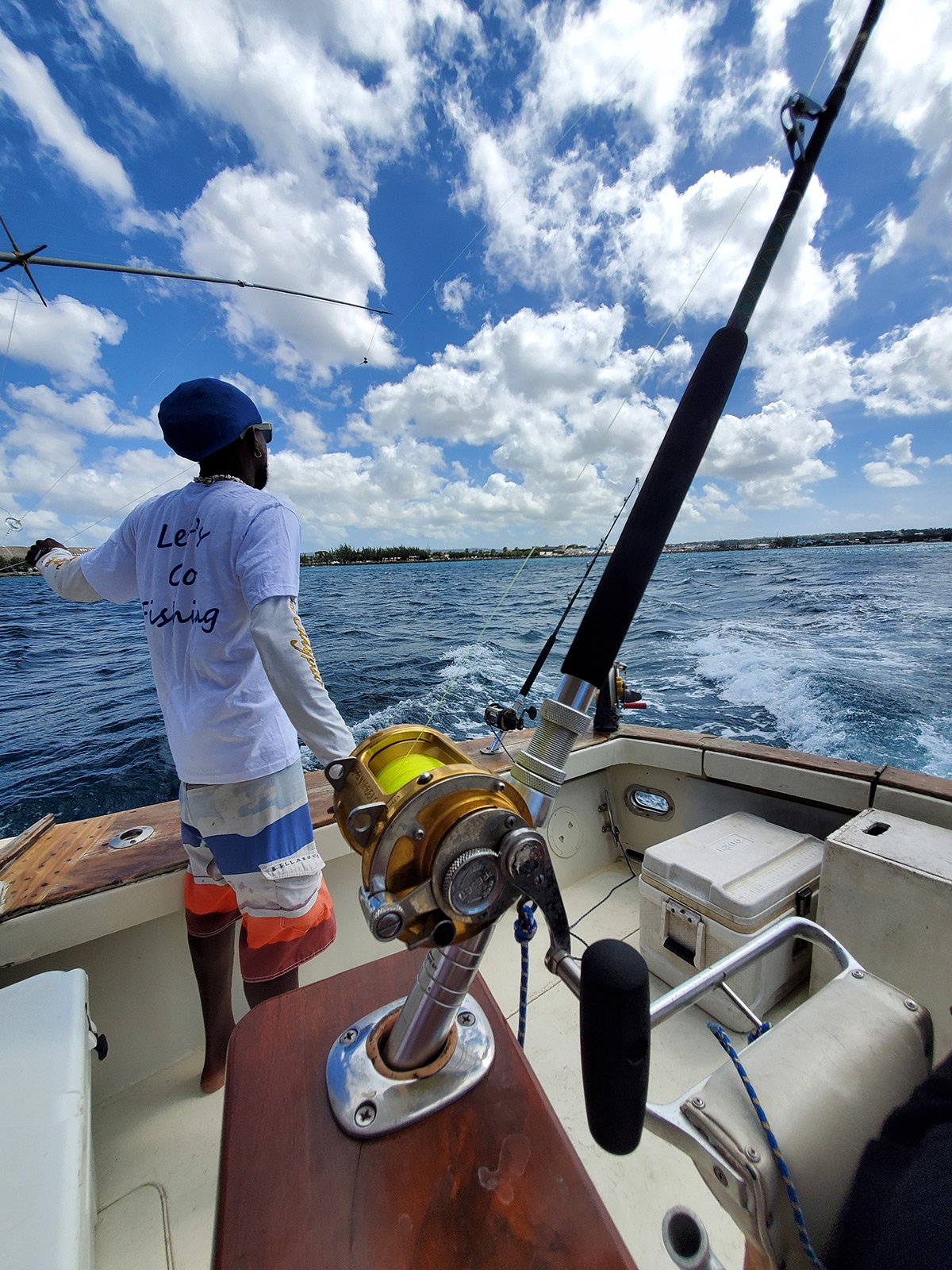 Casting the Fishing Lines and Rods